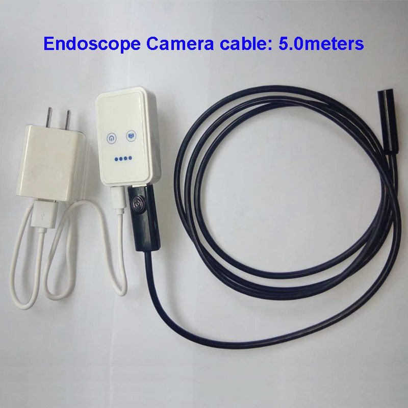 

Free Shipping Waterproof USB Wired Endoscope Inspection Camera with WIFI Box for Smart Phone Wireless Connection & LED Light