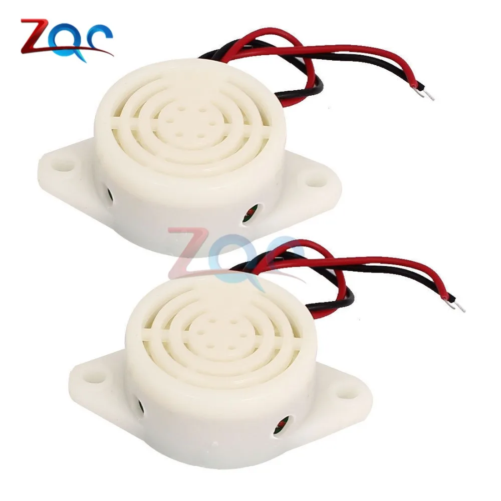 

2PCS SFM-27 DC 3-24V 90DB Intermittent Beep Alarm Electronic Buzzer Sounder