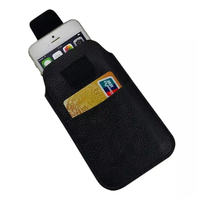 PU Leather Pull Tab Sleeve Pouch Phone Case For Duoqin Qin F22 Pro F21 Pro Plus QF9 QIN3 ULTRA