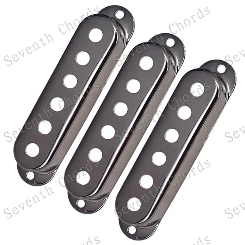 3 Stück Messing-Humbucker-Tonabnehmer mit einzelner Schiene, Tonabnehmerabdeckungen für E-Gitarren-Zubehör, drei Farben zur Auswahl. – Detail 9