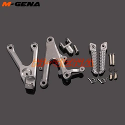 Front Footpegs Foot Pegs Footrest Pedals Bracket For YZF600 R6 YZFR6 YZF-R6 2003-2005 YZF R6S YZFR6S YZF-R6S 2006-2010