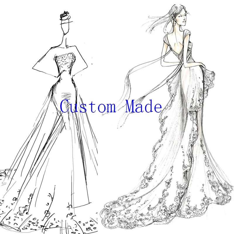 

Loverxu Custom made evening dress prom dress wedding dress 2023