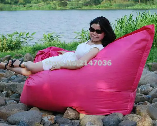 

COOL Stylish Pink Specific use and modern appearance waterproof lazy fatball beanbag chair, outdoor bean bag sofa cushion