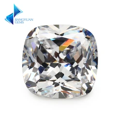 5x5~12x12mm Cushion Cut Shape Princess Cut AAAAA White CZ Stone Zircon Synthetic Gems Cubic Zirconia For Jewelry