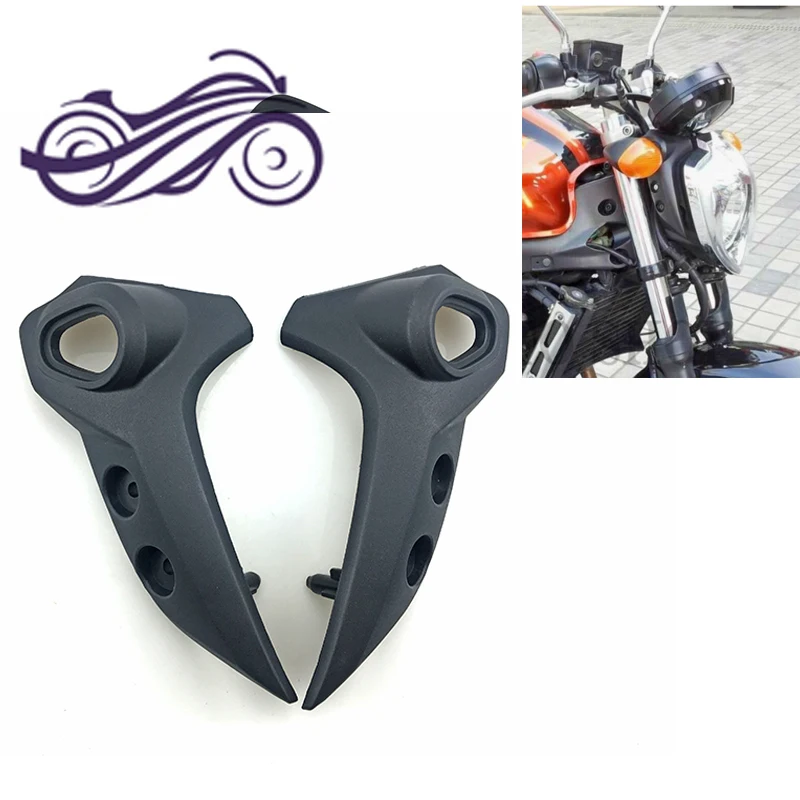 

For Yamaha FZ6 FZ6-N FZ6N NEW black Bracket Headlight Upper Side Motorcycle Parts Plastic parts　2007 2008 2009 FZ 6N　
