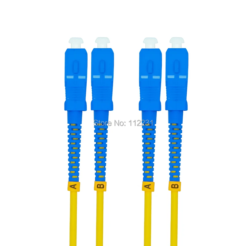 

30Meters SC to SC Singlemode Duplex Optical Fiber Patch Cord Cable,SC/PC-SC/PC,3.0mm SC-SC 9/125 30M