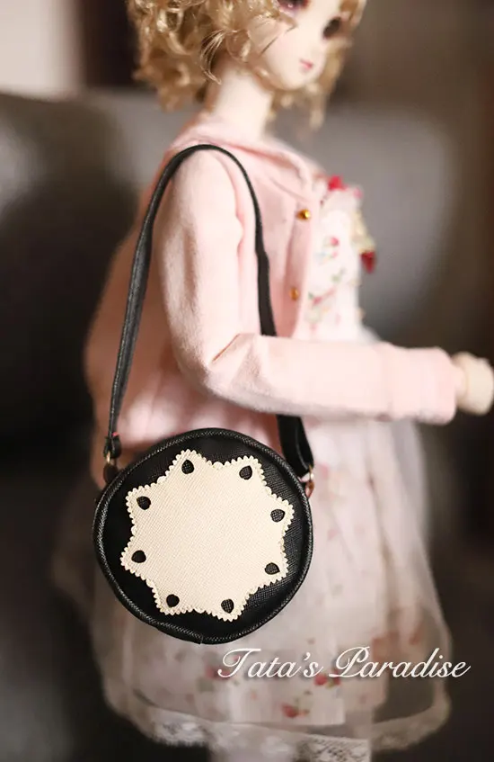 

1/4 1/3 scale BJD/SD Doll Satchel Round Bag for MSD SD13 Girl accessories Not included doll,shoes,wig,and accessories 18D1047