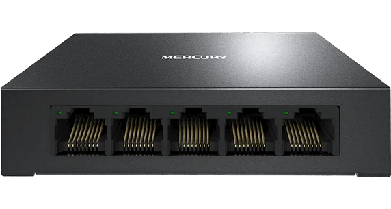 Steel/Metal Cabinet, Mini 5 Ports 1000Mbps Gigabit Ethernet Switch, 10/100/1000Mpbs Ethernet Network Switch, Hub LAN,Full-duplex