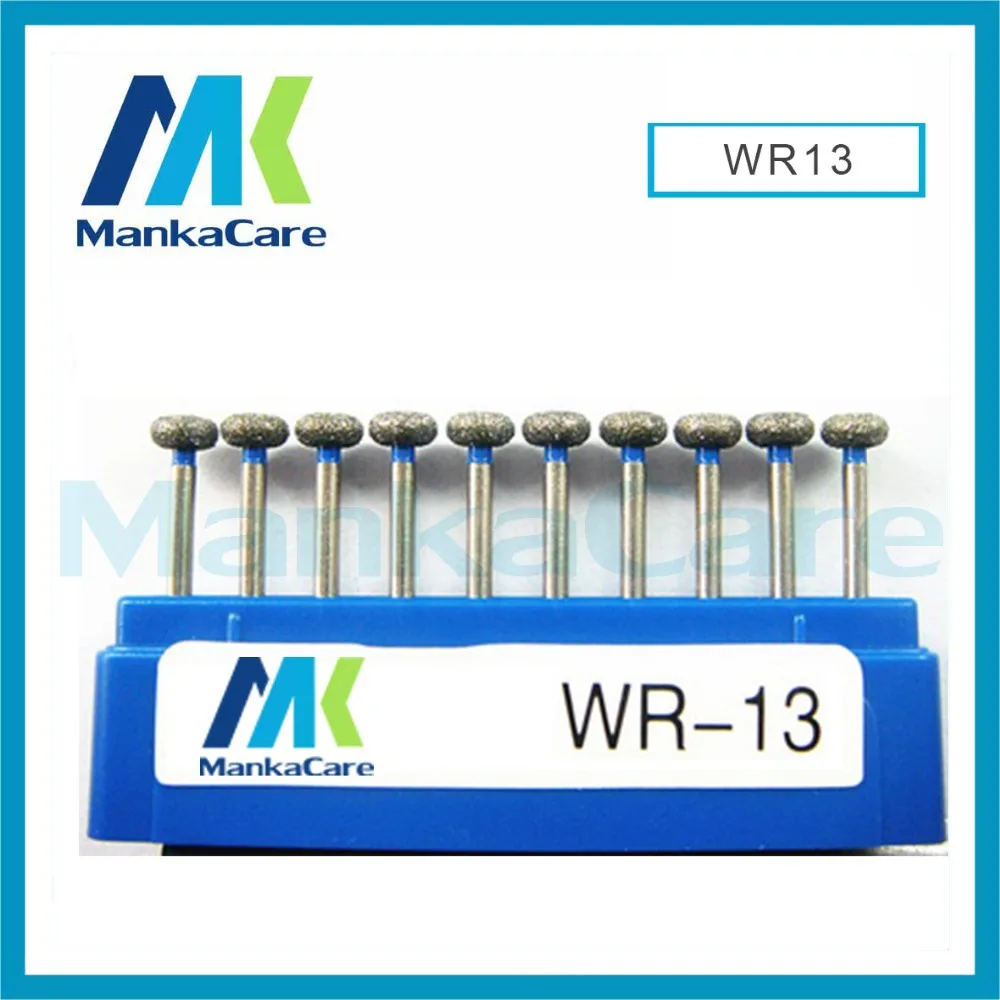 

WR - Dental Lab Assorted Diamond Burs Millers Tooth Drill Jewelers/High abrasive/High speed handpiece dental bur emery bur