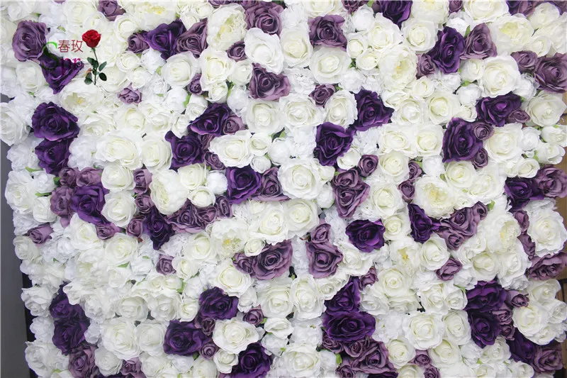 SPR Free Shipping 10pcs/lot Artificial rose peony hydrangea flower wall wedding backdrop event bohemia wedding occasion wall