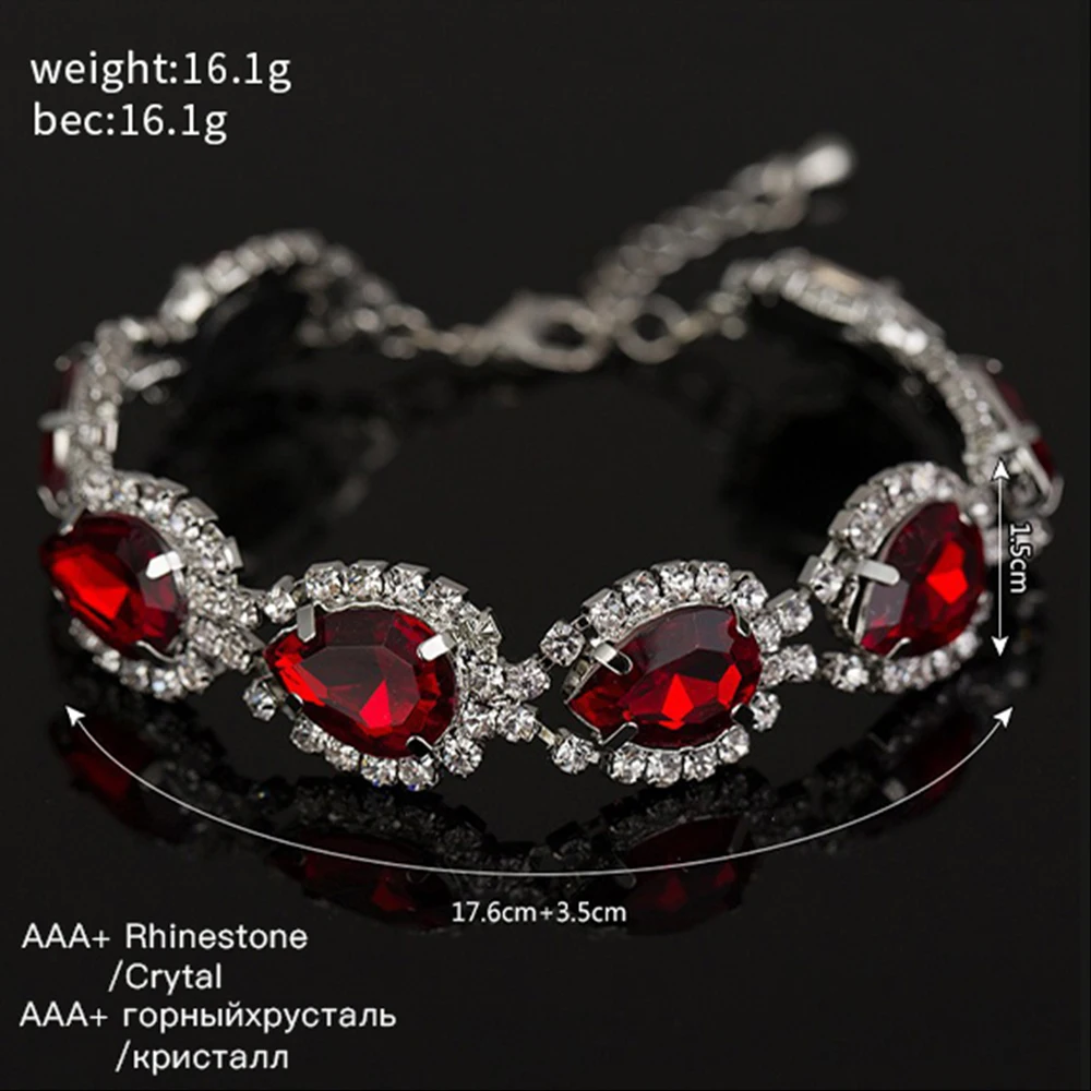 Trendy Love free shipping Bracelets Bangles Silver Plated Chain Crystal Charm Bracelets For Best Friend Jewelr B016