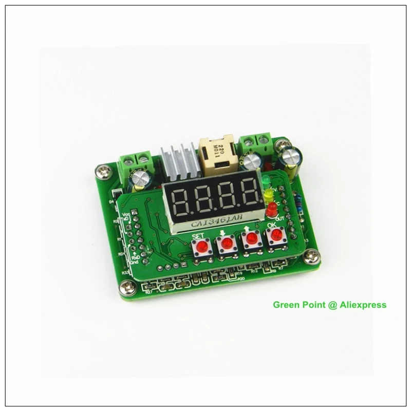 JUNTEK-fuente de alimentación DC-DC BUCK3603, Control Digital, módulo de voltaje reductor ajustable, 36V, 3A, cargador de 108W