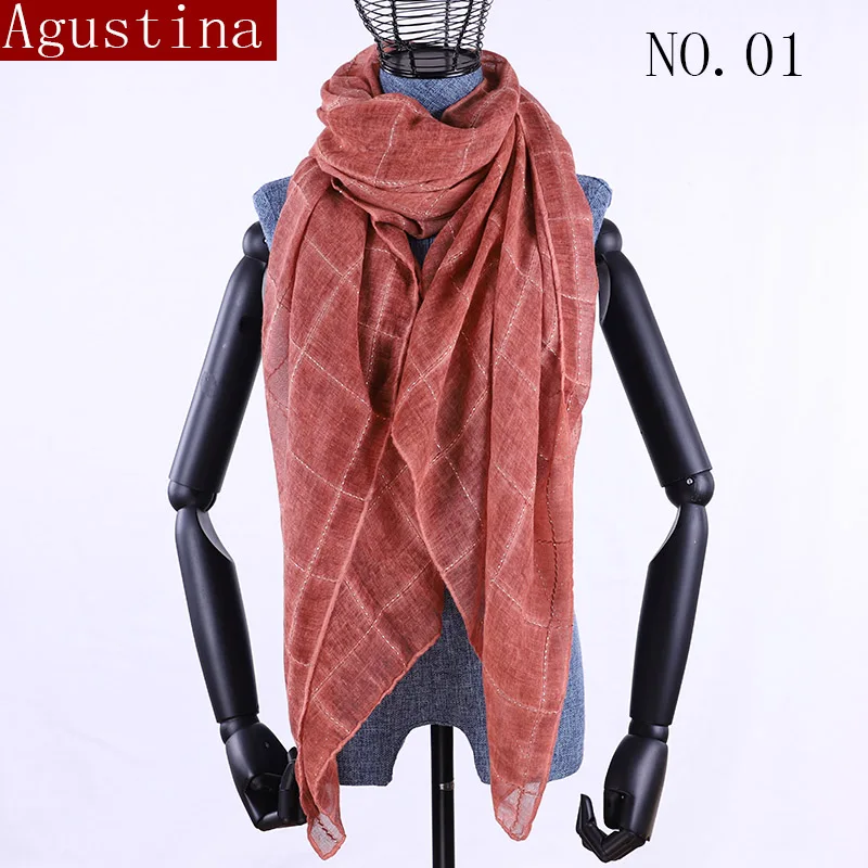 

2018 cotton scarf fashion designer brand luxury women scarve scarves stoles plaid oversized shawl long ladies shawls and wraps