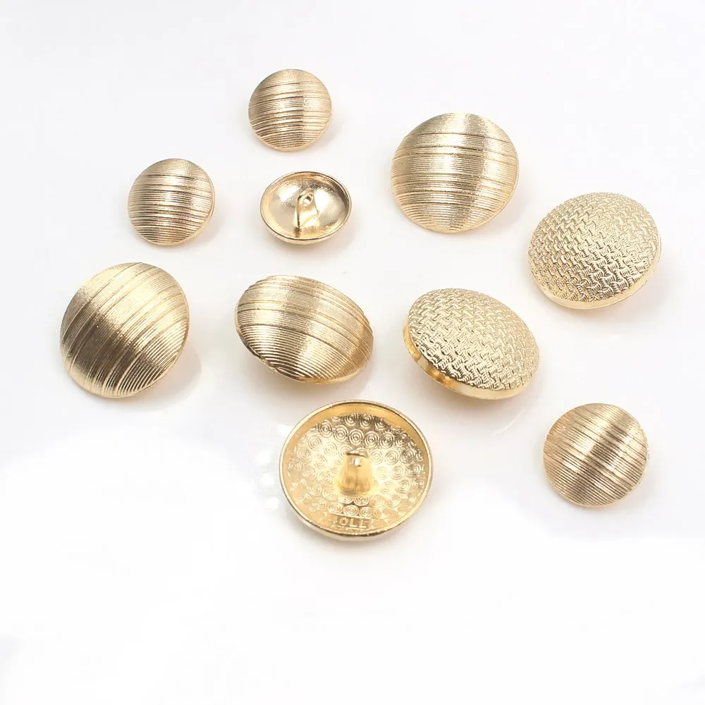 10pcs/lot Retro metal buttons for clothing sweater coat decoration shirt buttons accessories DIY A-19512-547