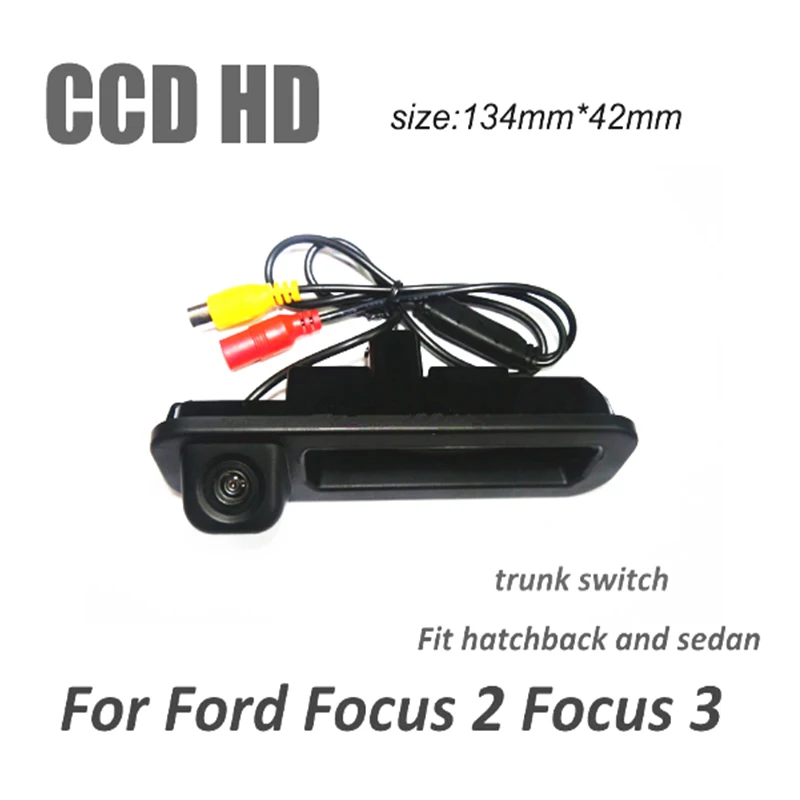 For Ford Focus 2 Focus 3 Sedan Hatchback CCD HD Car Rear View Parking Backup Camera + 4.3