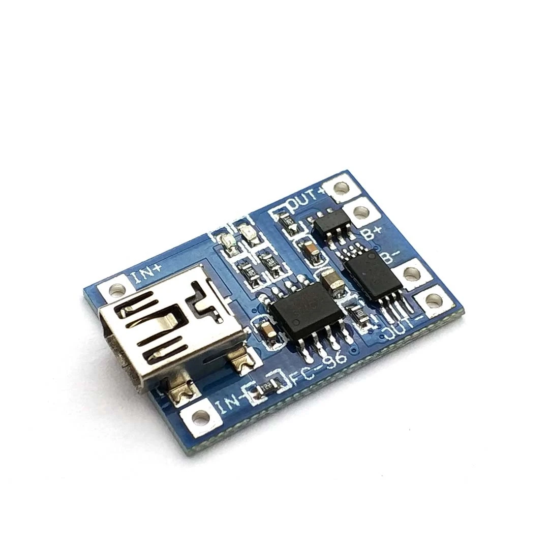 TP4056 MINI USB 5 V 1A 18650 Lithium-Batterie Lade Bord Ladegerät Modul + Schutz Dual Funktionen