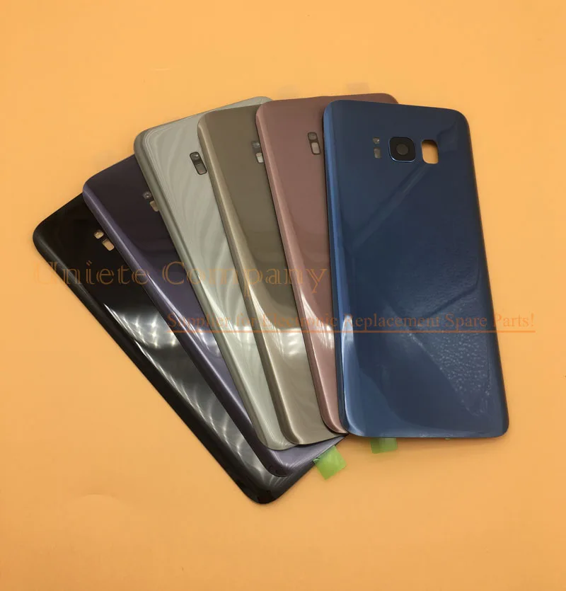 For SAMSUNG GALAXY S8 PLus Battery Back Cover Door Housing Case Rear Glass Panel For SAMSUNG S8 Battery Cover