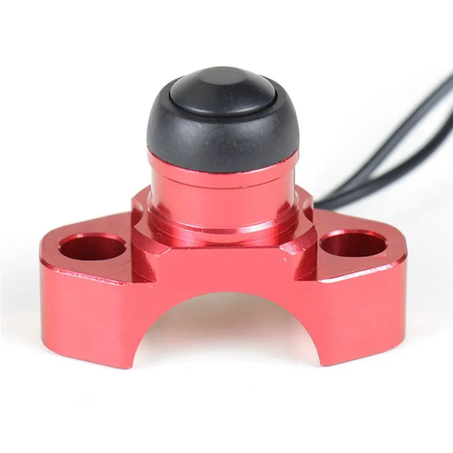 

Универсальный Мотоцикл с ЧПУ красный корпус черный переключатель кнопка Водонепроницаемый для ATV мотоцикл скутеры Quad