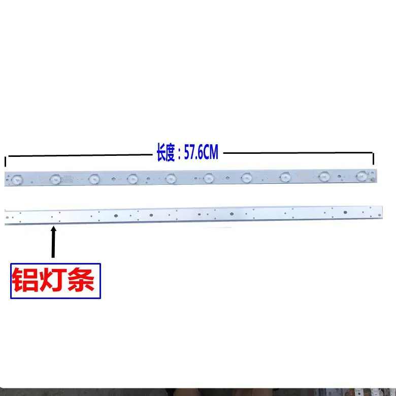 40pcs/set LED strip E348423 KJ315D10-ZC14F-03-02 303KJ315031 D227PGHBYZF6A 10 LEDs 570mm