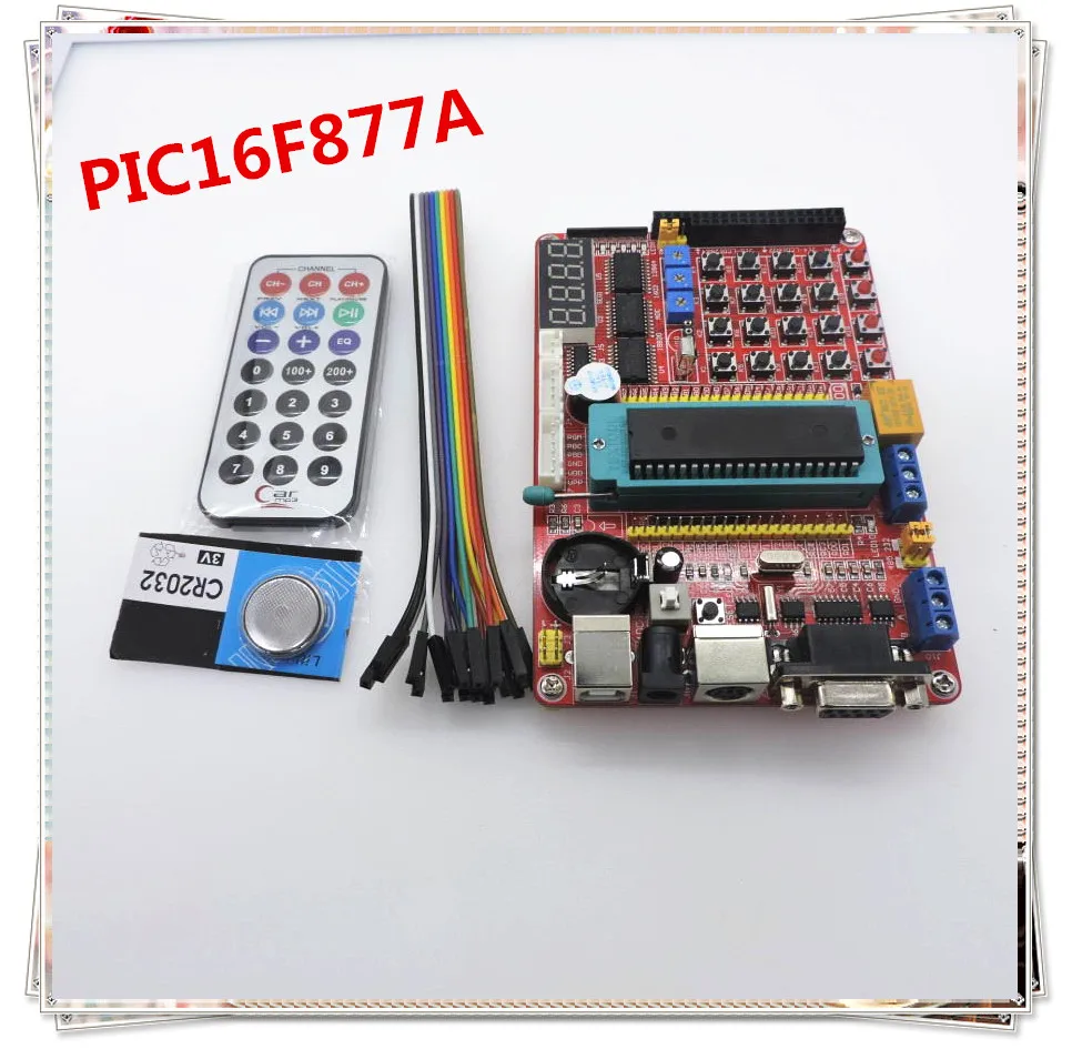 

Mini System PIC Development Board + Microchip PIC16F877 PIC16F877A