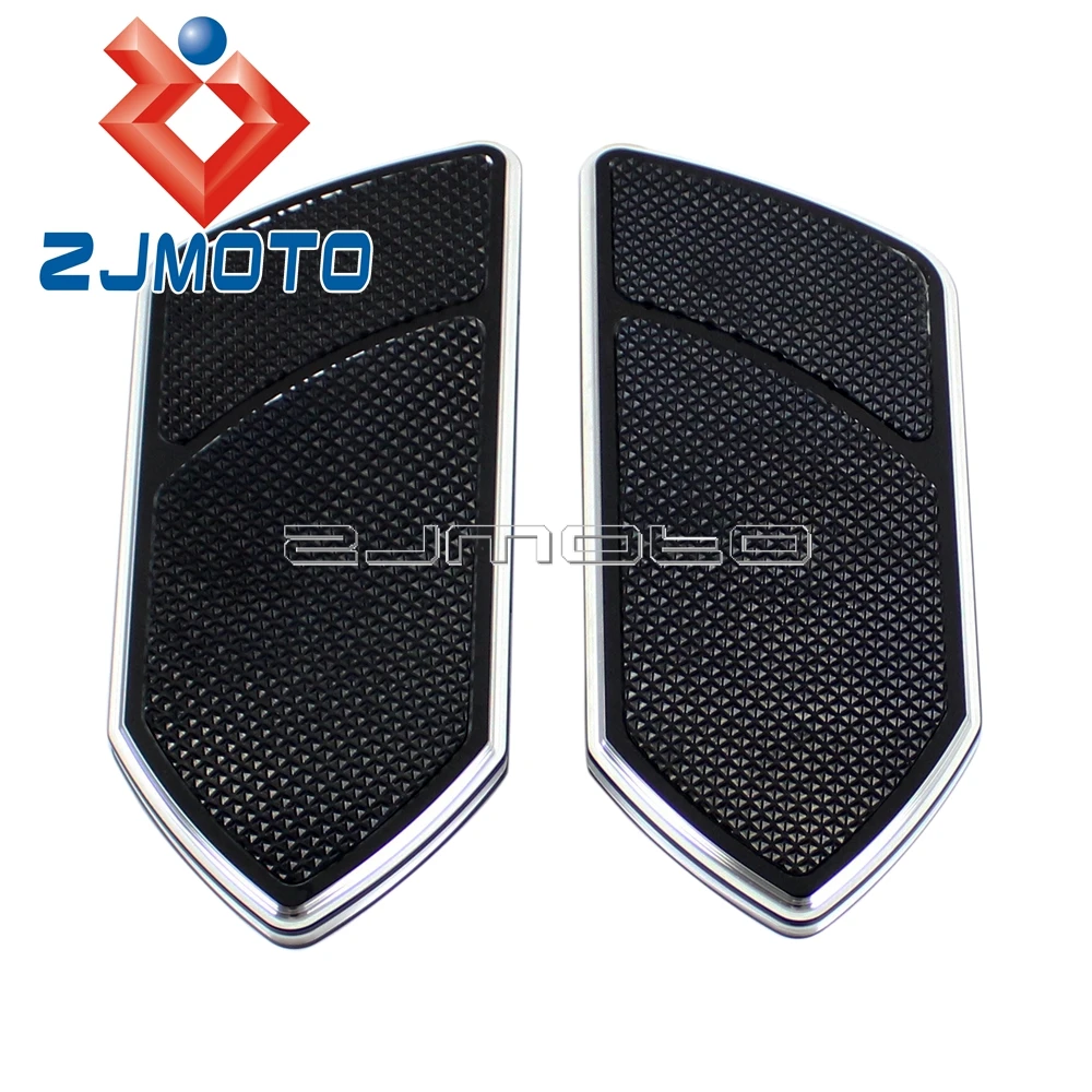 Motorcycle Rear Foot Board Passenger Floorboard Footboard For Harley Touring Road King Road Glide FLH FLT With Floorboards