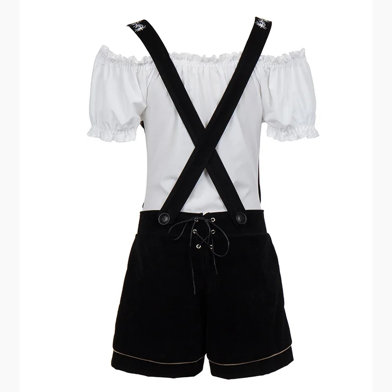 Plus ขนาด S-XL ใหม่ผู้หญิง Lederhosen เครื่องแต่งกายเบียร์ Oktoberfest สาวบาร์ Waiter แฟนซีชุดเบียร์ Maid เครื่องแต่งกายชุด