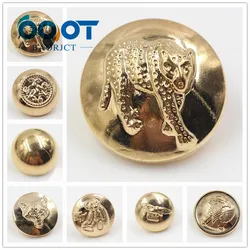 177306, złoty metal okrągły button10pcs/lot, orzeł styl DIY handmade szycia, płaszcz-garnitur kurtki koszulki-jednolite przycisk