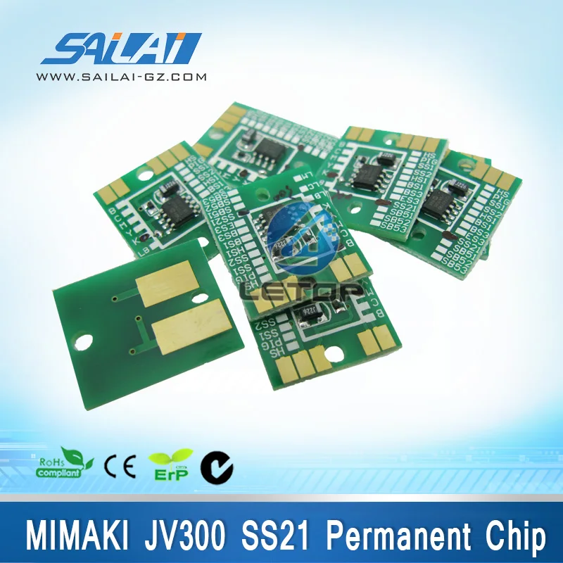 

High Quality! mimaki cjv30160 ss21 chip cmyk for mimaki jv300 (a set)