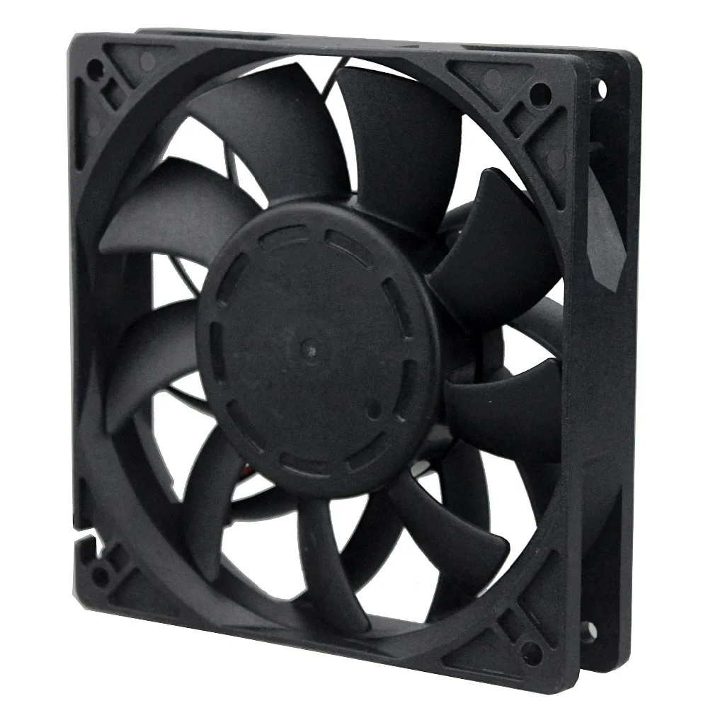 Gdstime Lớn Luồng Không Khí 12 Cm 120 Mm 120 Mm X 120 Mm X 25 Mm 12V 0.35A Bóng chịu Lực Cao Áp Lực Gió Làm Mát Quạt