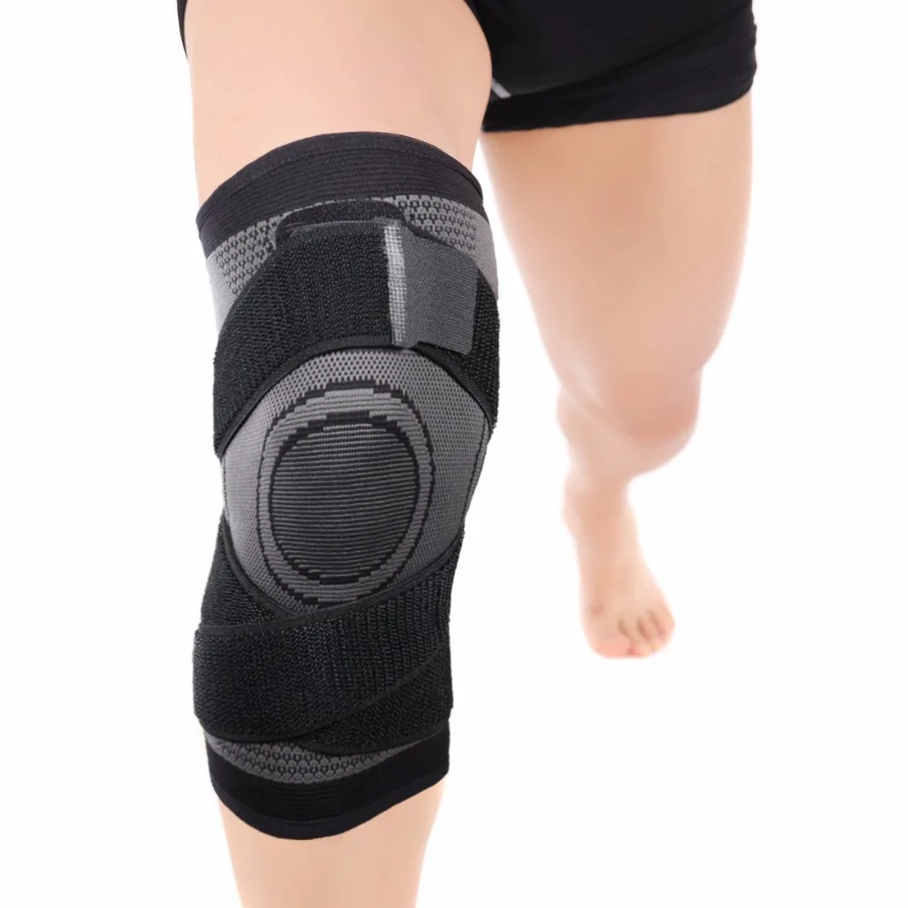 Sports Fitness Knee Pads Support Bandage Braces Elastic Nylon Sport Compression Sleeve for Basketball