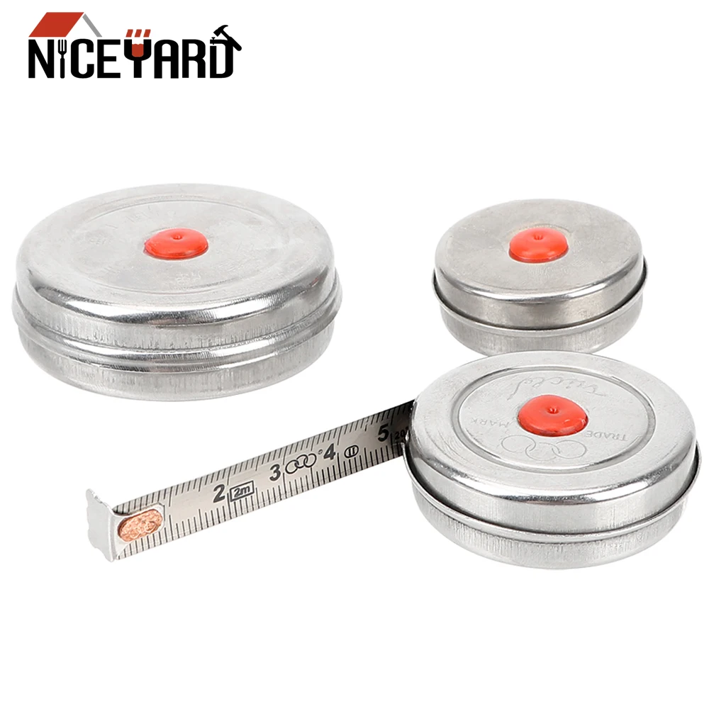 1/2/3/4 Mini Retractable Tape Measuring Tool Stainless Steel Woodworking Tape Measure for Home Factory Office Sewing Tool