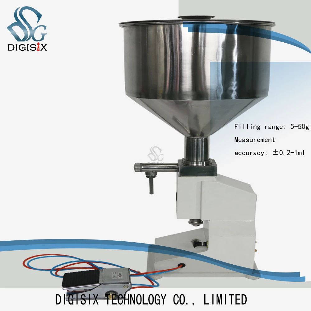 

Filling Machine(5~50ml) for cream paste filling machine A02 pneumatic Paste filler liquid filler perfume