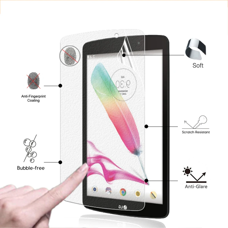 Premium anti-glare matte screen protector film For LG G Pad2 F 8.0 V495 V496 V498 8.0