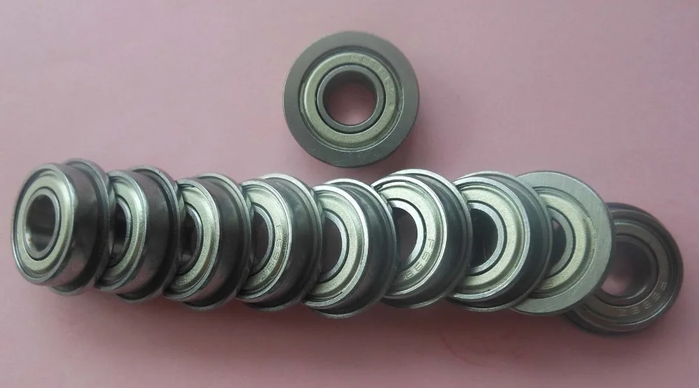 10Pc FR8ZZ Shielded Model Flange Bearing 12.7 x 28.575 x 7.938mm 1/2x1 1/8x5/16