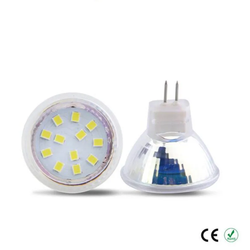 10pcs/lot MR11 GU4 Led Spotlight AC/DC 10-30V 2W 3W 2835 SMD LED Lamps Led Spot Light Bulb Lamp Cool Warm White