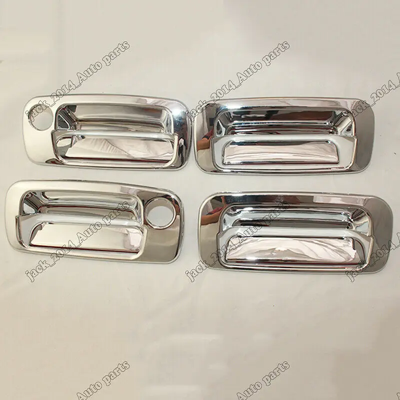 ABS Chrome Side Door Outer Handle Cover Trim For Toyota Land Cruiser Fj80 LC80 1990 1991 1992 2993 1994 1995 1996