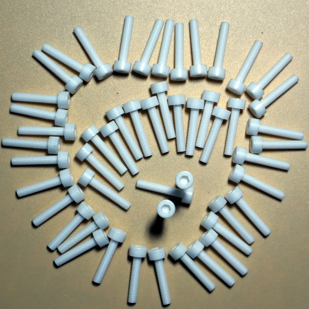 Zirconia ceramic screw / antioxidant, high temperature resistant, acid base, high strength screw /M6*20