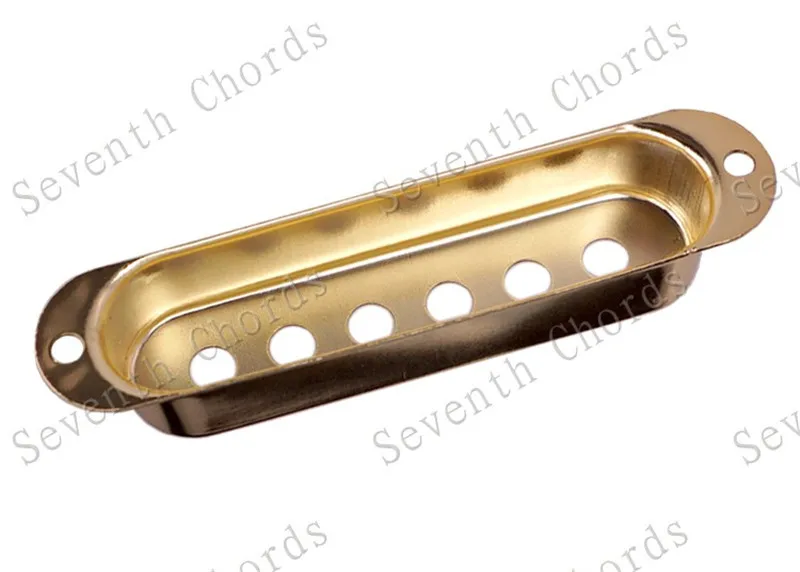 3 Stück Messing-Humbucker-Tonabnehmer mit einzelner Schiene, Tonabnehmerabdeckungen für E-Gitarren-Zubehör, drei Farben zur Auswahl. – Detail 8