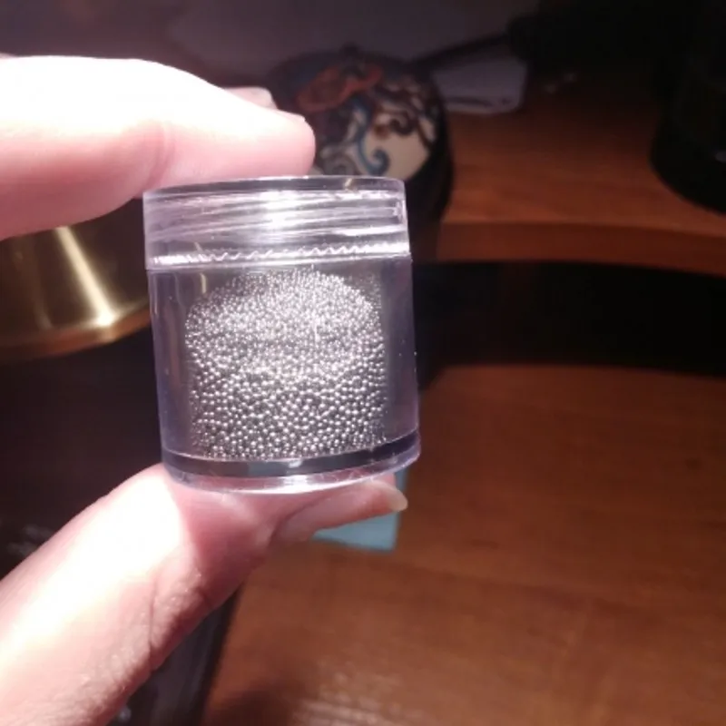 1 Box 10ML Grey Color Micro Ball Mini Nail Caviar Beads for Nails Supplies Nail Art Decorations Glitter Rhinestones For Nail Art