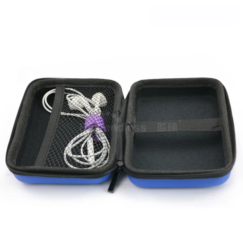 Nero/blu disco rigido carry borse SSD HDD protegge la cassa per MP3/MP4/Auricolare/Box/ digitale Protetto anti-shock hard disk borse