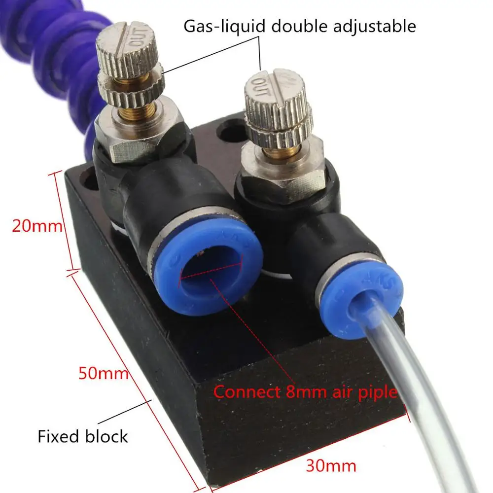 Imagem -06 - Névoa Refrigerante Lubrificação Spray Sistema mm Tubo de ar Torno Cnc Fresagem Broca Máquina Metal Corte Gravura Máquina de Refrigeração
