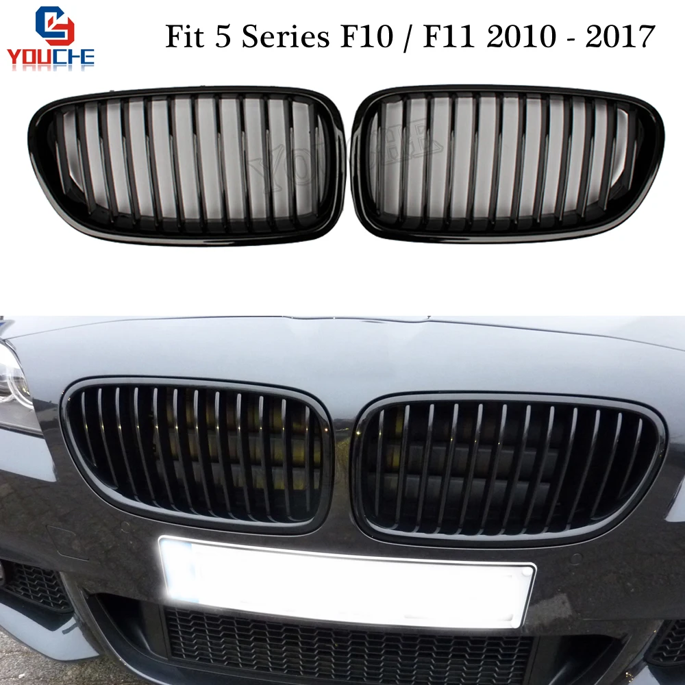 

F10 F11 Replacement Kidney Grille Front Bumper Grill Mesh for BMW 5 Series Sedan Hatchback 2010 - 2017 520i 525i 528i 535i M5