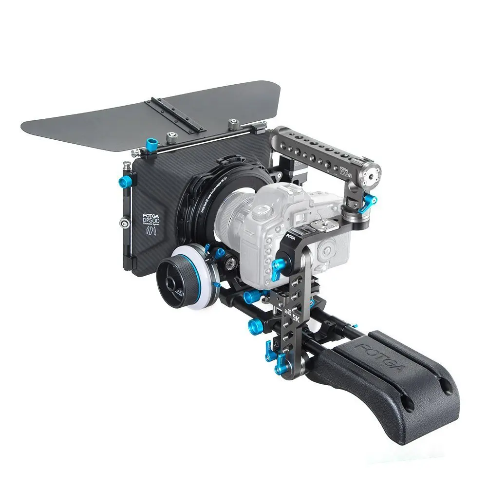 

FOTGA DP500III 15mm Standard Rail Rod Filmling System Quick Release Set Up Camera Rig Cage for 5DII III A7S A7R2 A7RM2