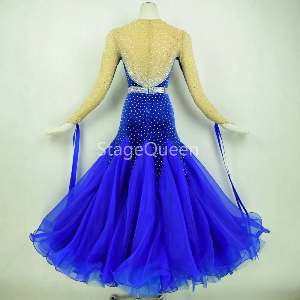 Sparkly Crystals Ballroom Dance Competition Dresses Women/Ballroom Dresses/Ballroom Waltz Dresses/Ballroom Dancing/Waltz Dress