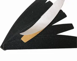 10 Pcs Removalble Pads Durable Nail File Replacement Sandpaper Halfmoon Shape