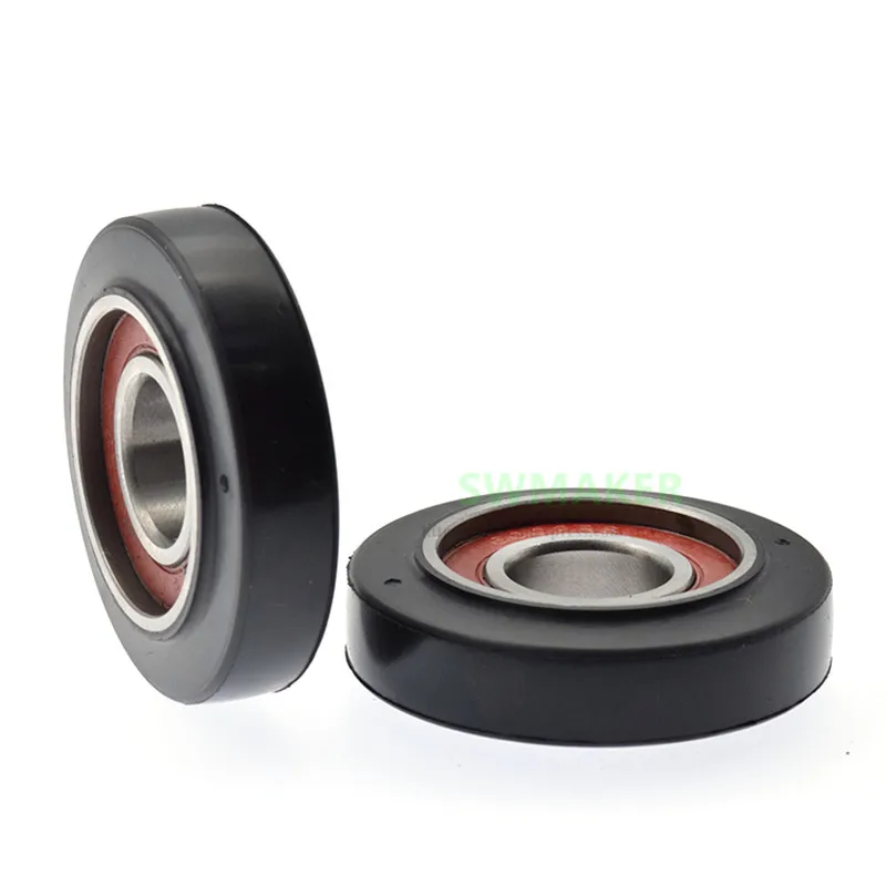 1pcs 15*46*13mm M10*46*13mm 6002 bearing pulley for 161 electric lock elevator parts Hitachi Mitsubishi elevator door ball wheel