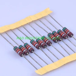 10pcs Carbon Composition Vintage Resistor 0.5W 100K Ohm