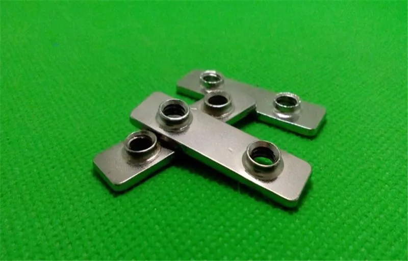 10pcs 3D printer parts openbuilds double T Nut carbon steel chrome plated