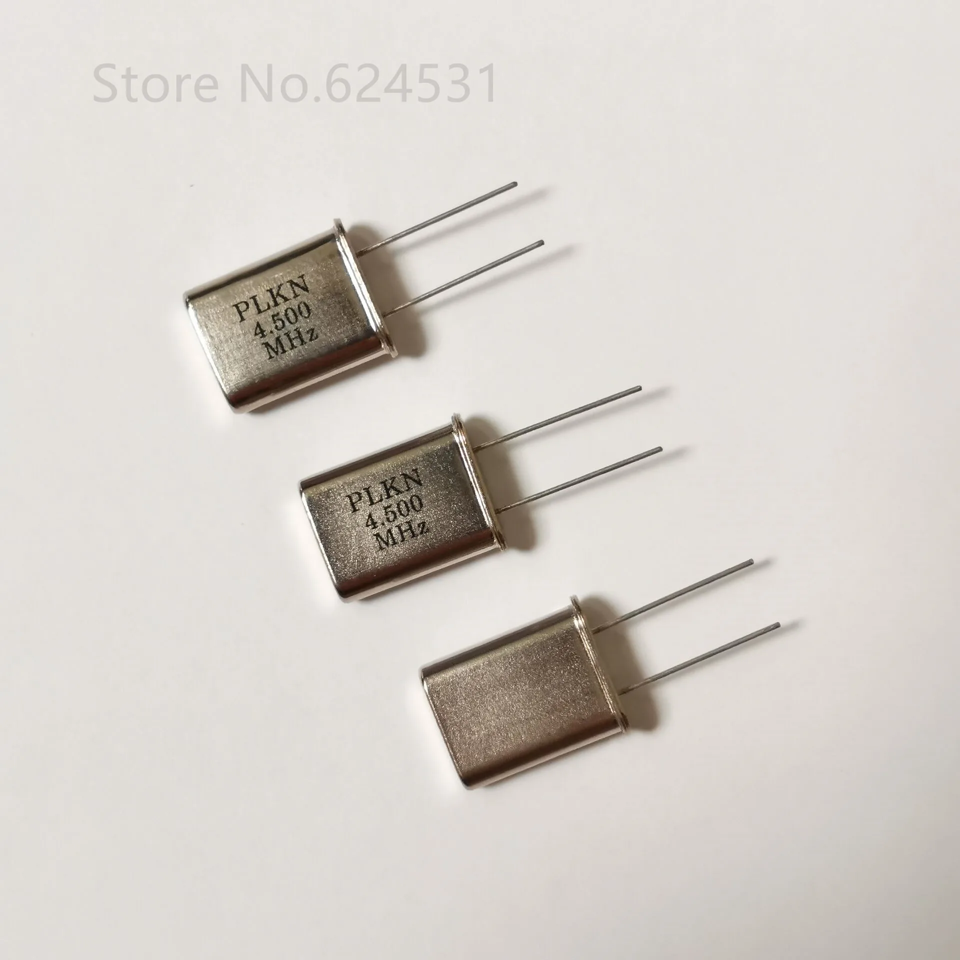 10pcs HC-49U Passive Quartz Crystal Oscillator 4.5MHZ 4.500MHZ Inline Crystal Resonator