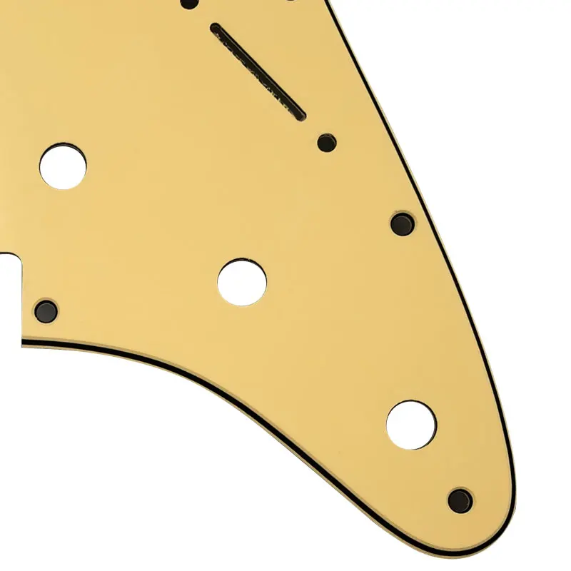 Pleroo Custom Guitar Parts For US57 Year 8 Screw Holes Strat Guitar Pickguard With Bridge HSS PAF Humbucker Single Scratch Plate